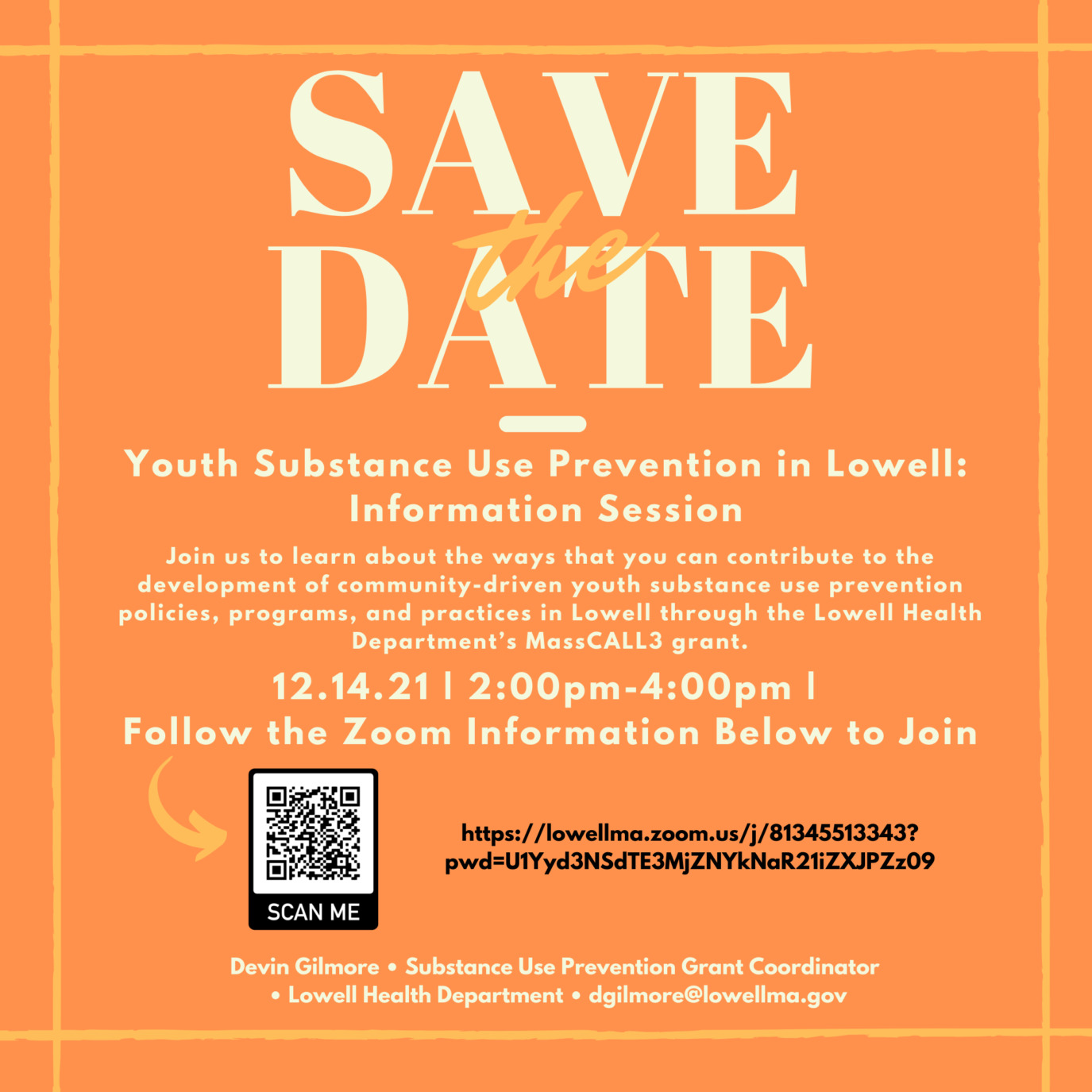 Youth Substance Use Prevention in Lowell INFORMATIONAL SESSION Drug